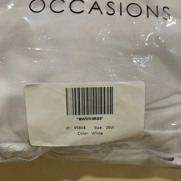 JJ’s House Wedding Dress size 26, new in bag - Picture 6 of 8